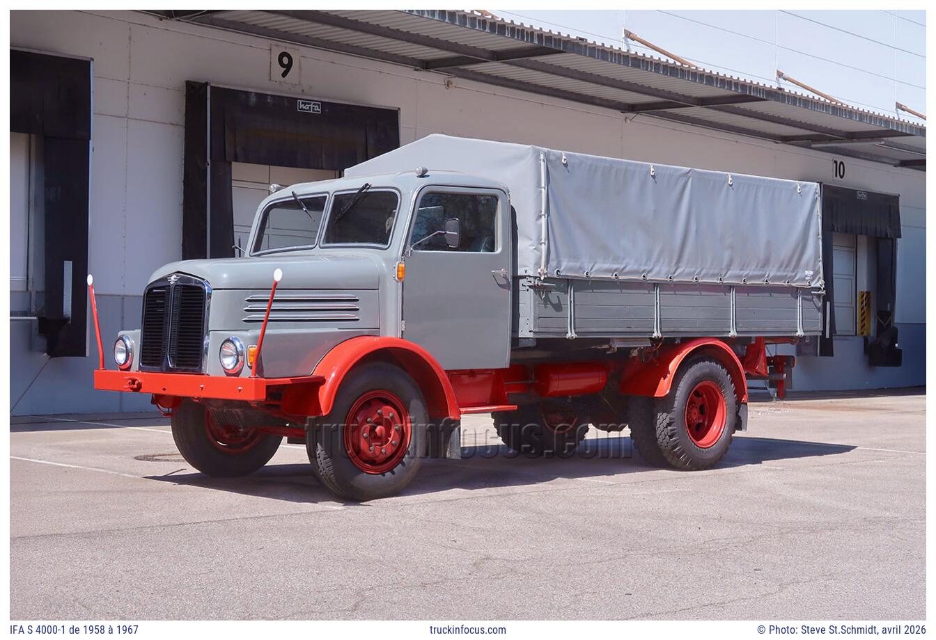 IFA S 4000-1 de 1958 à 1967 Photo avril 2026