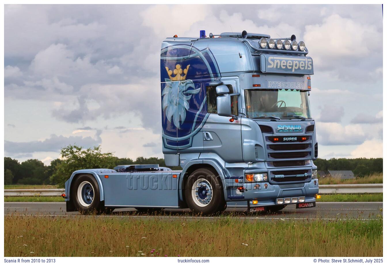 Scania R from 2010 to 2013 Photo July 2025