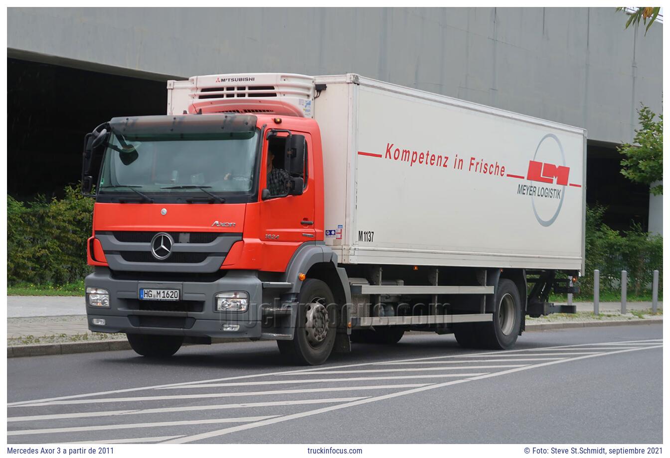 Mercedes Axor 3 a partir de 2011 Foto septiembre 2021