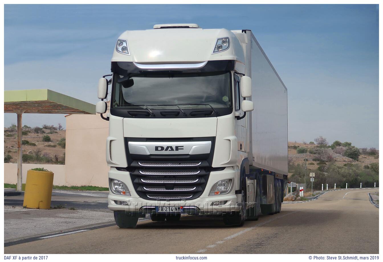 DAF XF à partir de 2017 Photo mars 2019