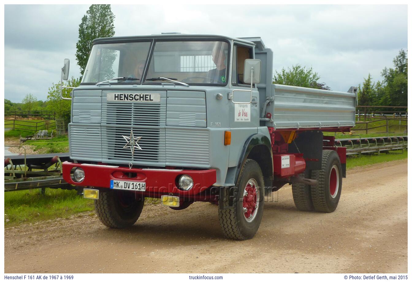 Henschel F 161 AK de 1967 à 1969 Photo mai 2015