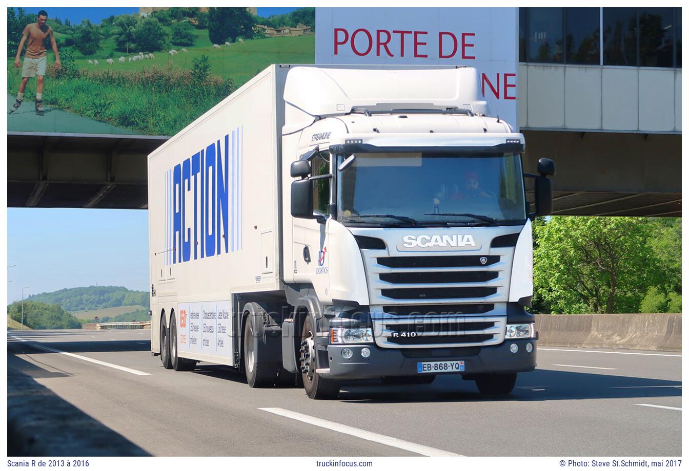 Scania R de 2013 à 2016 Photo mai 2017