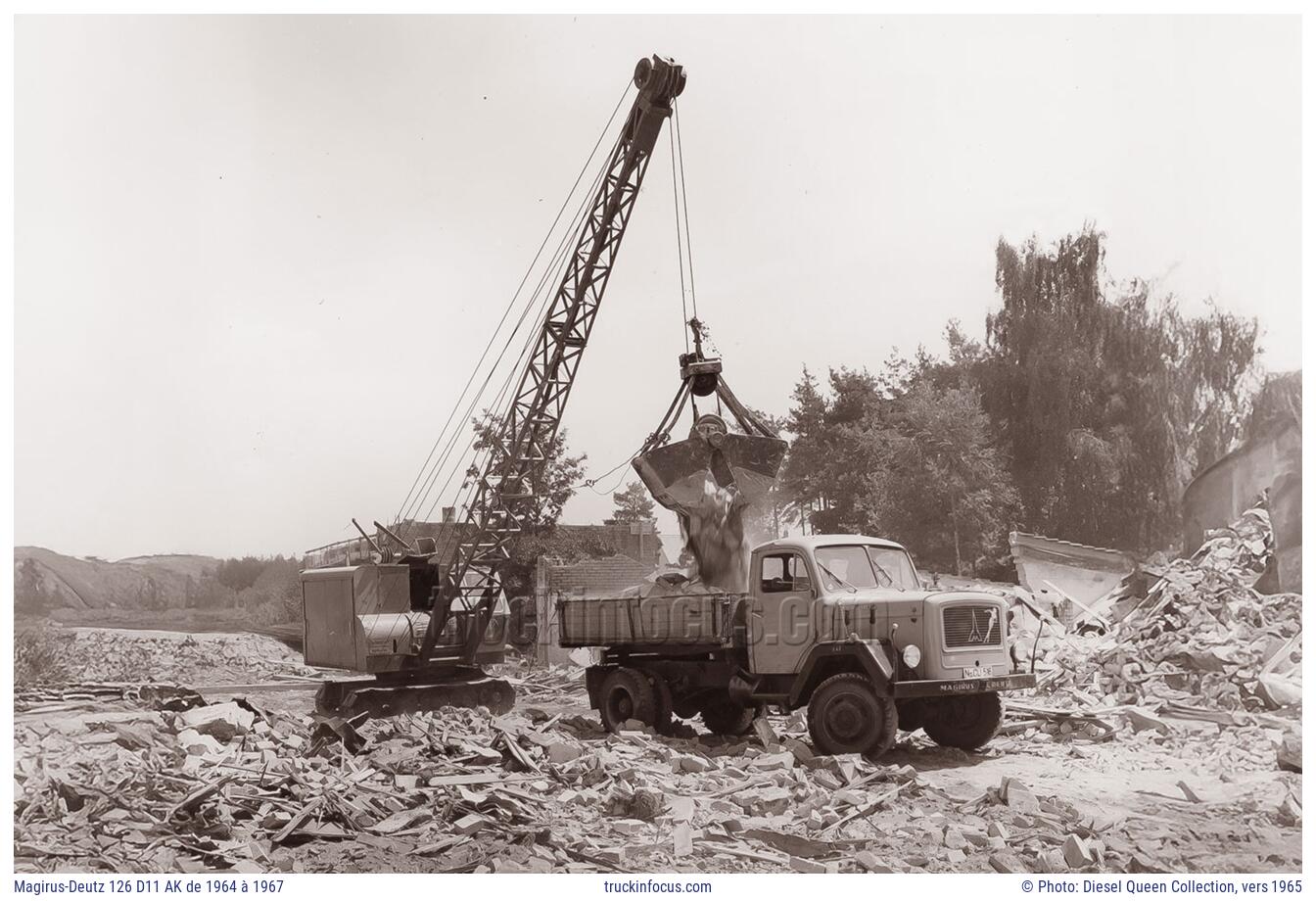 Magirus-Deutz 126 D11 AK de 1964 à 1967 Photo vers 1965