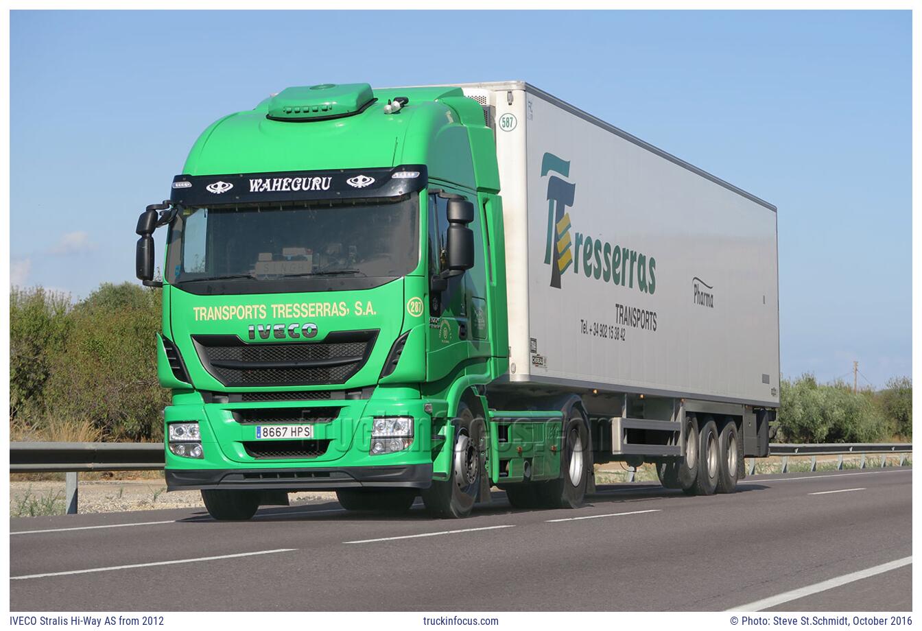 IVECO Stralis Hi-Way AS from 2012 Photo October 2016