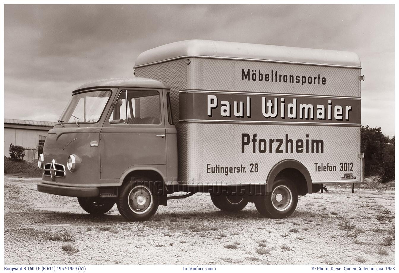 Borgward B 1500 F (B 611) 1957-1959 (61) Photo ca. 1958