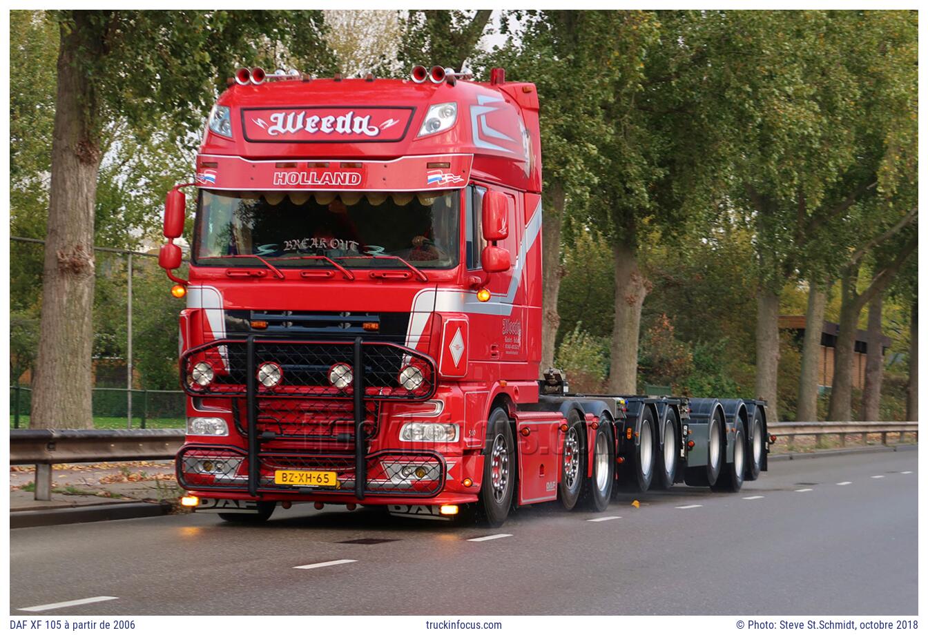 DAF XF 105 à partir de 2006 Photo octobre 2018