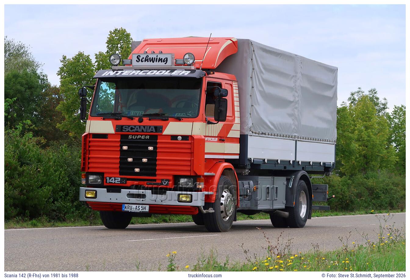 Scania 142 (R-Fhs) von 1981 bis 1988 Foto September 2026