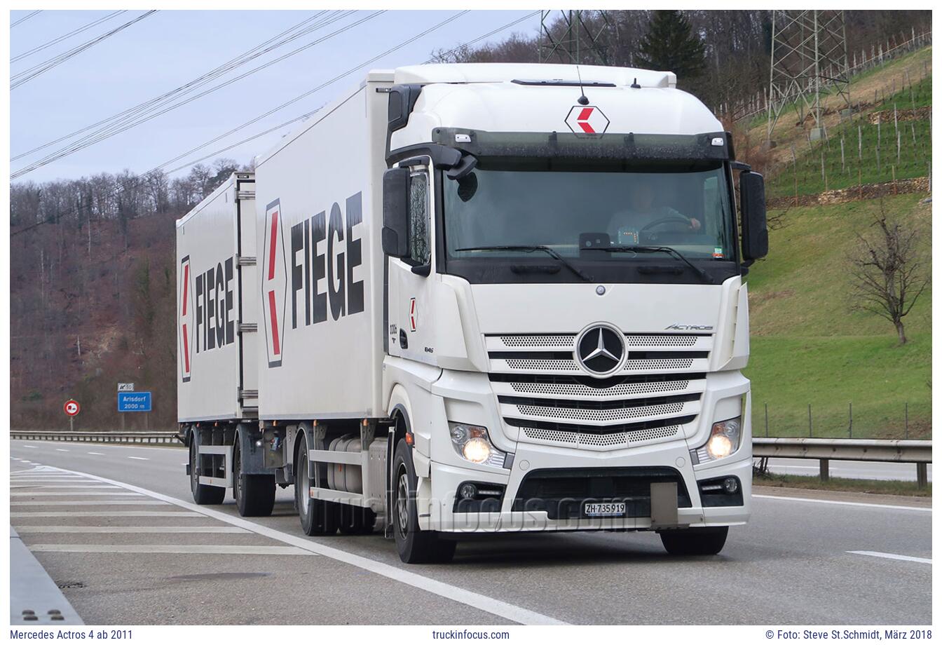 Mercedes Actros 4 ab 2011 Foto März 2018