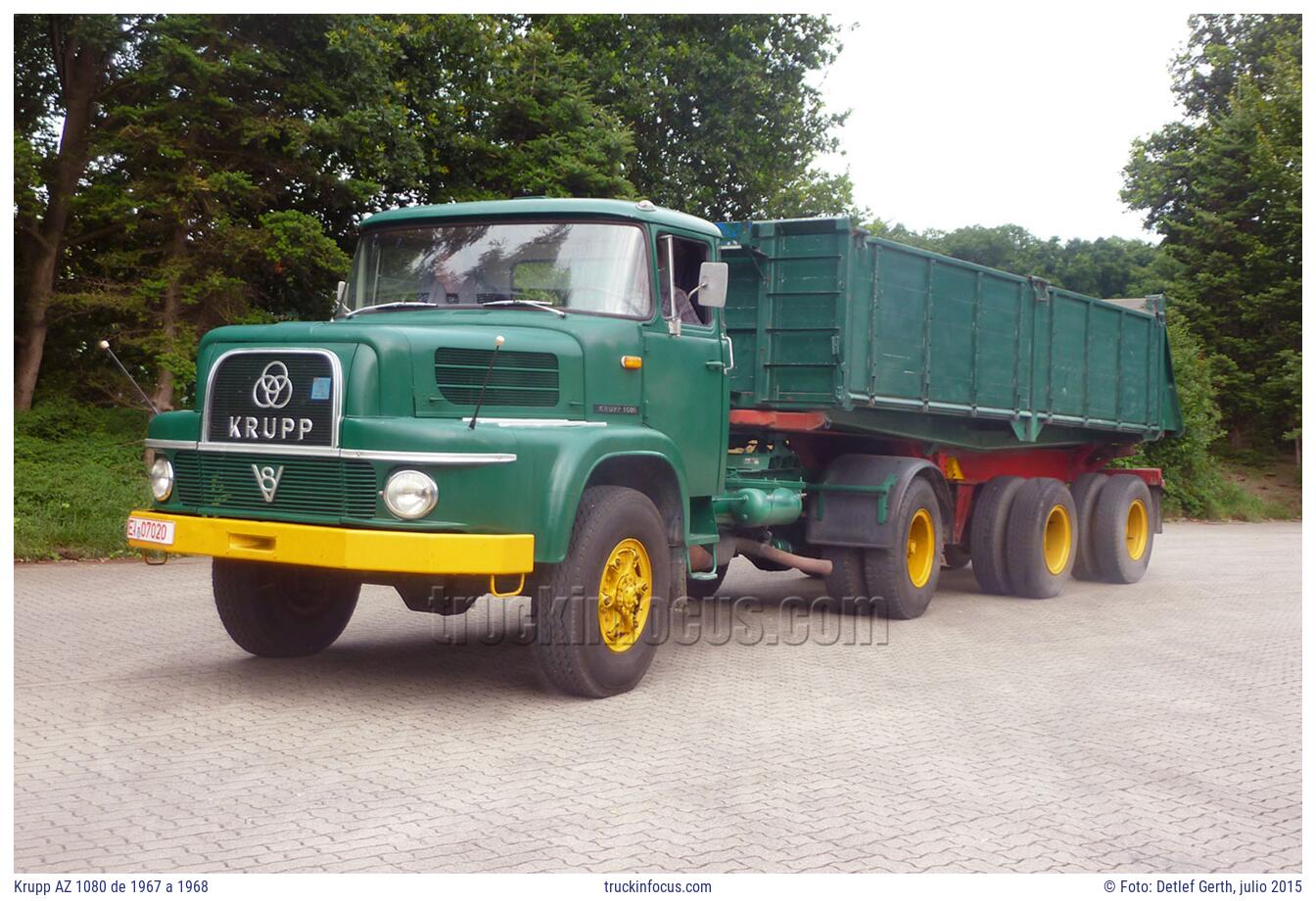 Krupp AZ 1080 de 1967 a 1968 Foto julio 2015