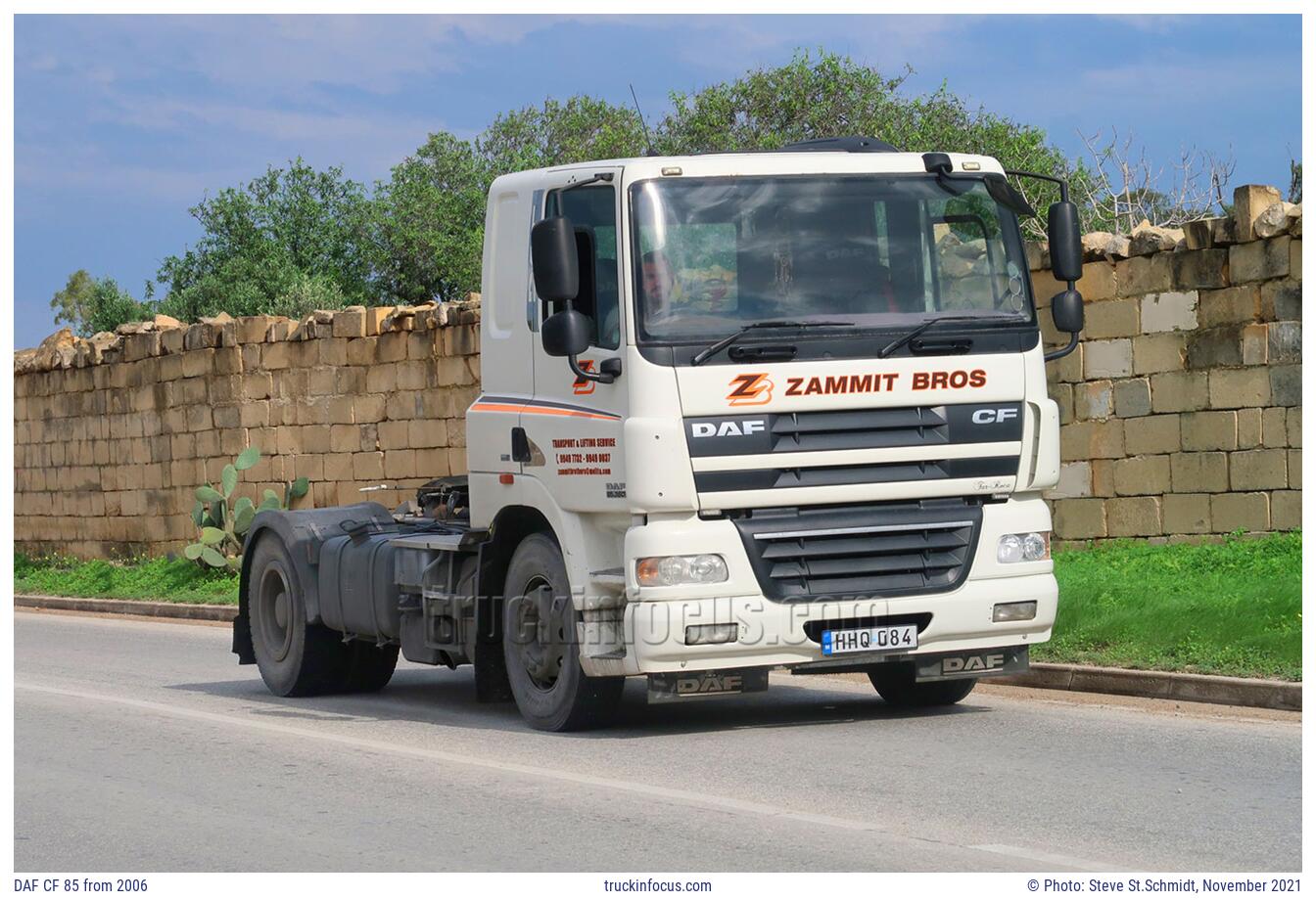 DAF CF 85 from 2006 Photo November 2021