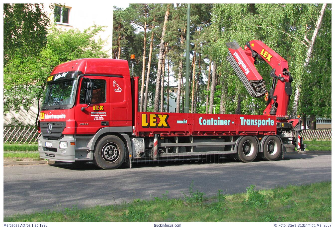 Mercedes Actros 1 ab 1996 Foto Mai 2007