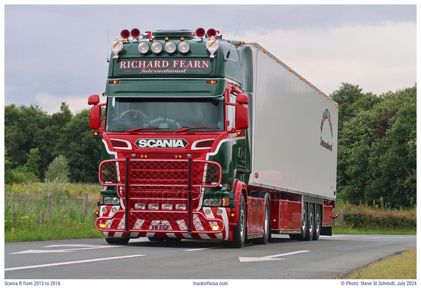 Scania R from 2013 to 2016 Photo July 2024