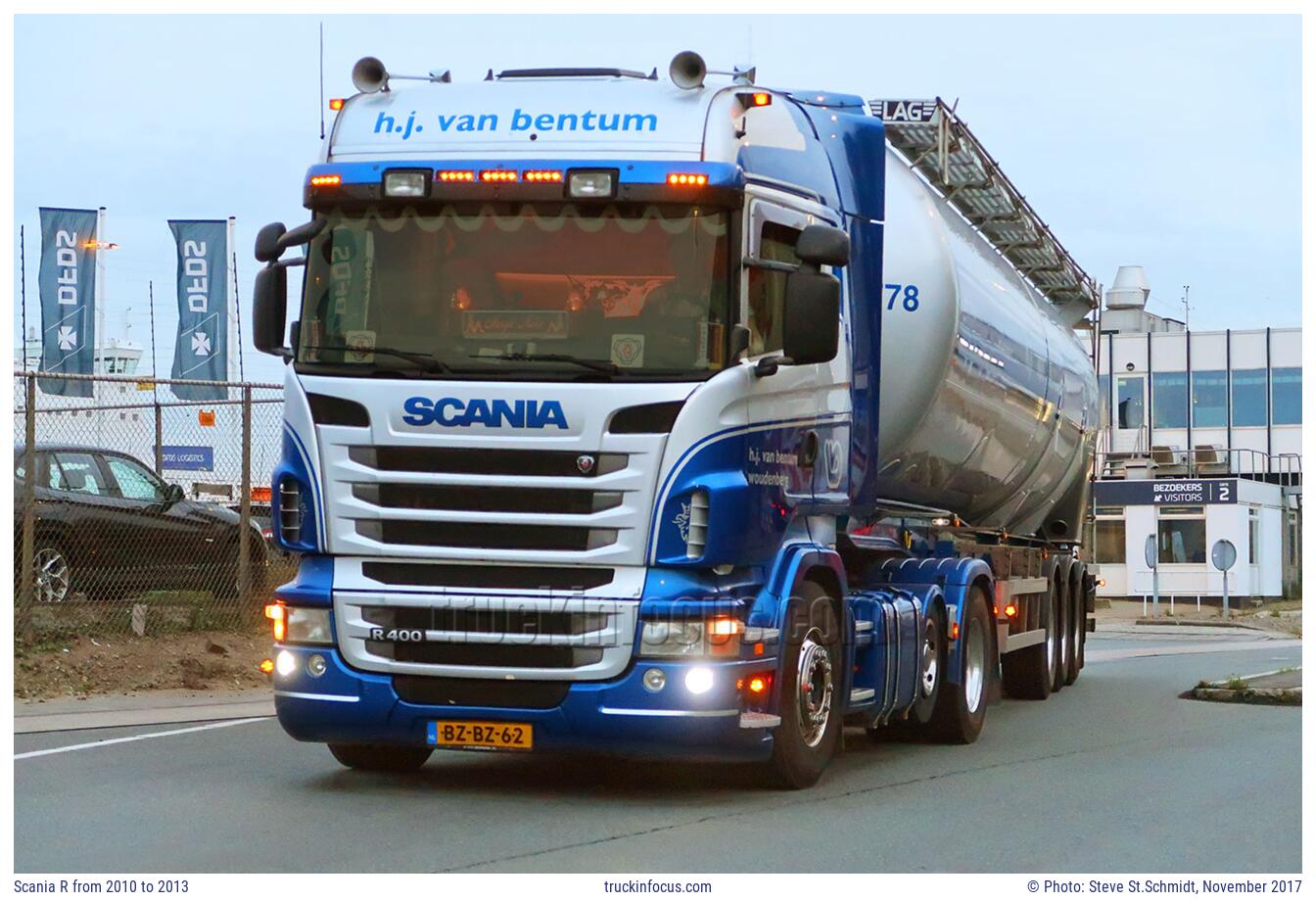 Scania R from 2010 to 2013 Photo November 2017