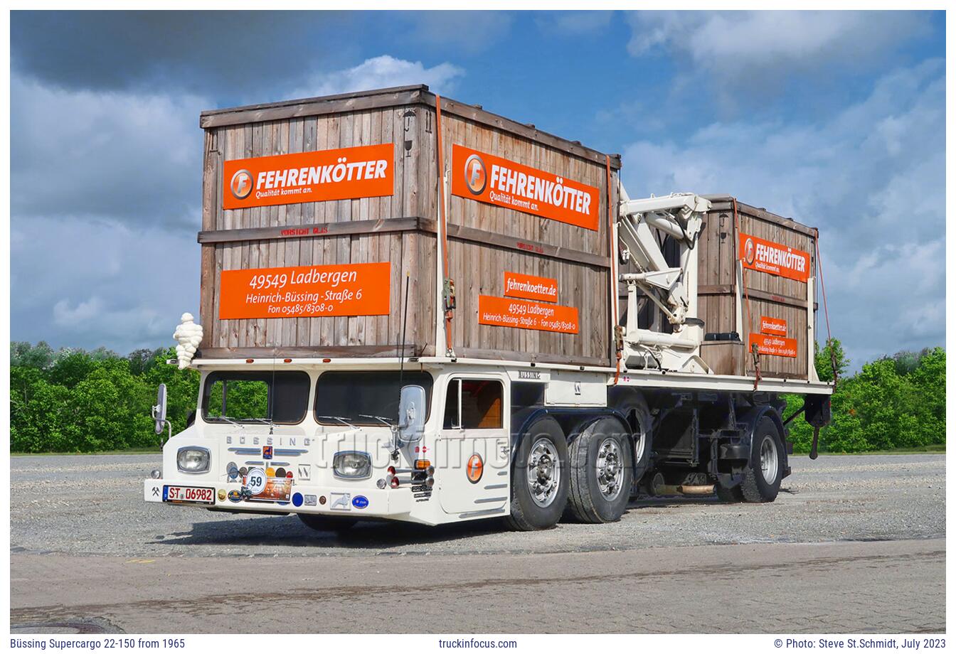 Büssing Supercargo 22-150 from 1965 Photo July 2023