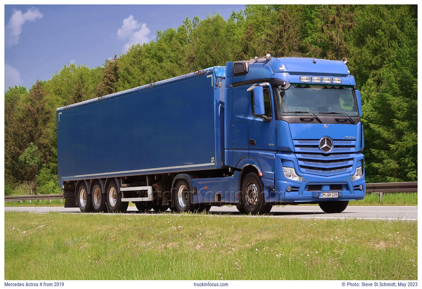 Mercedes Actros 4 from 2019 Photo May 2023