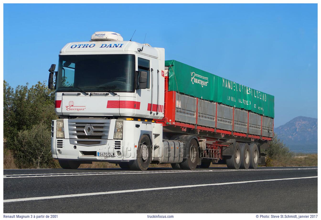 Renault Magnum 3 à partir de 2001 Photo janvier 2017