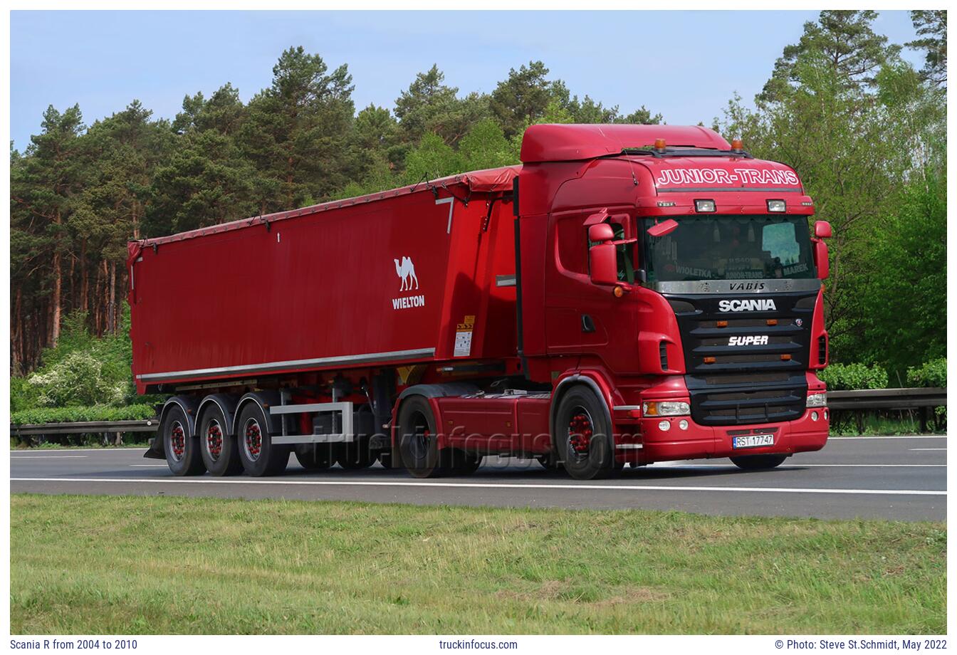 Scania R from 2004 to 2010 Photo May 2022