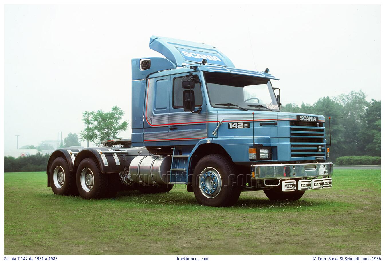 Scania T 142 de 1981 a 1988 Foto junio 1986