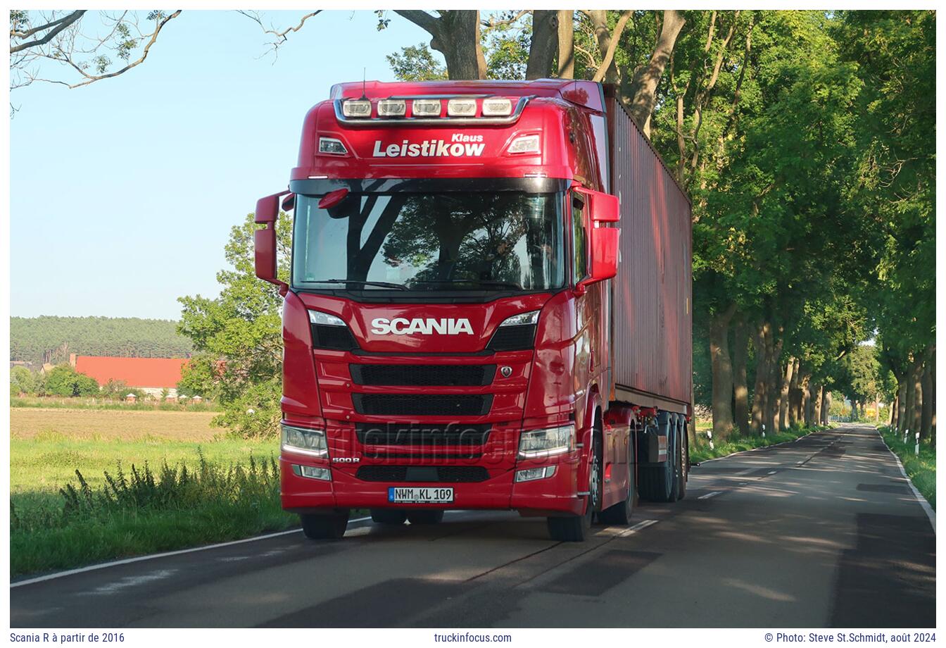 Scania R à partir de 2016 Photo août 2024