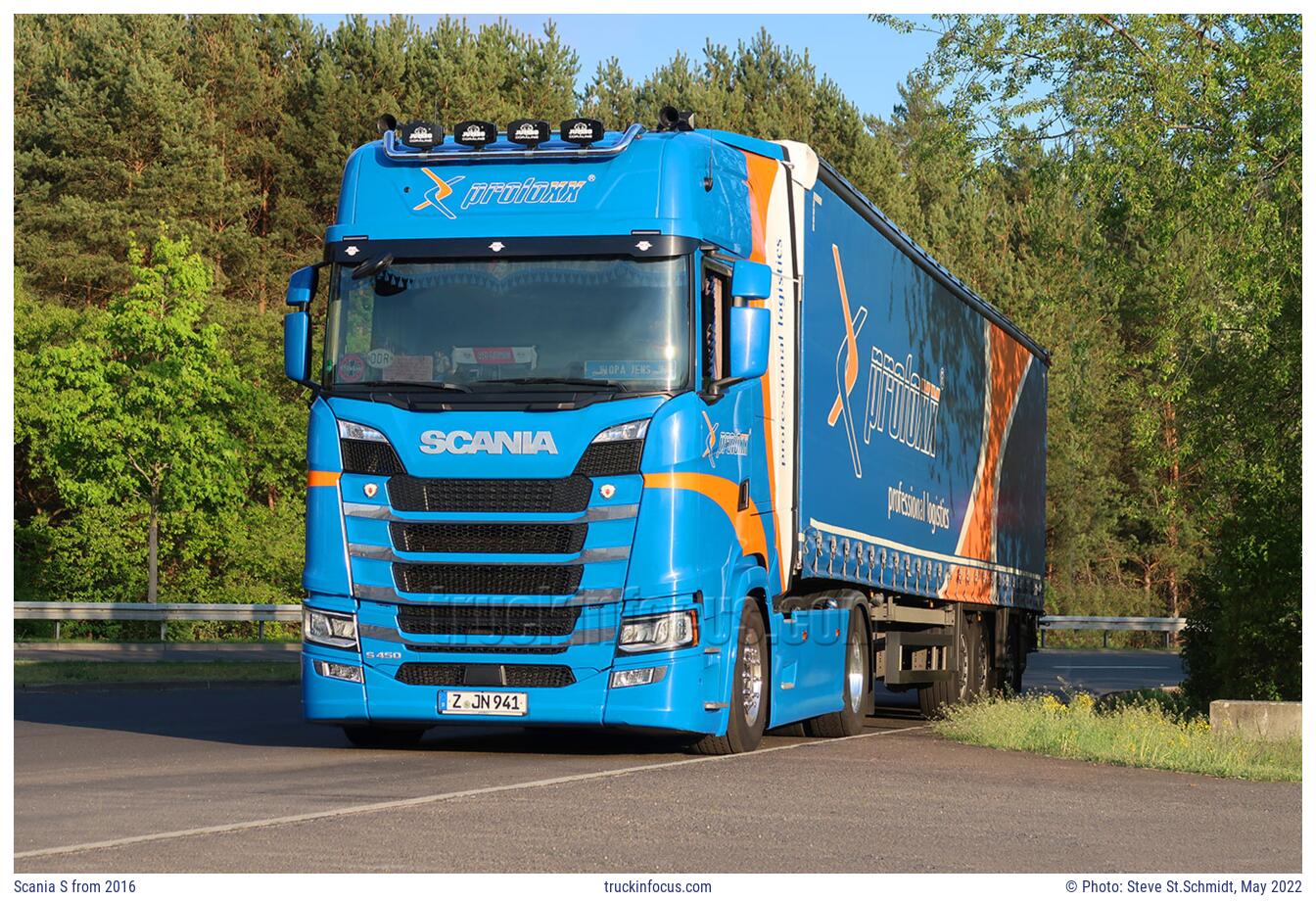 Scania S from 2016 Photo May 2022
