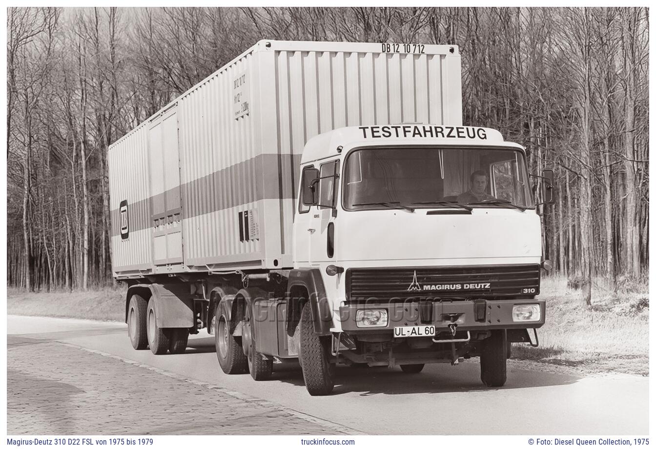 Magirus-Deutz 310 D22 FSL von 1975 bis 1979 Foto 1975