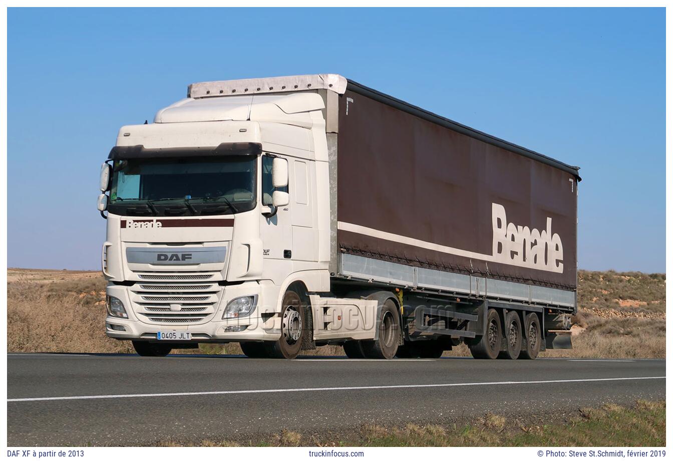 DAF XF à partir de 2013 Photo février 2019