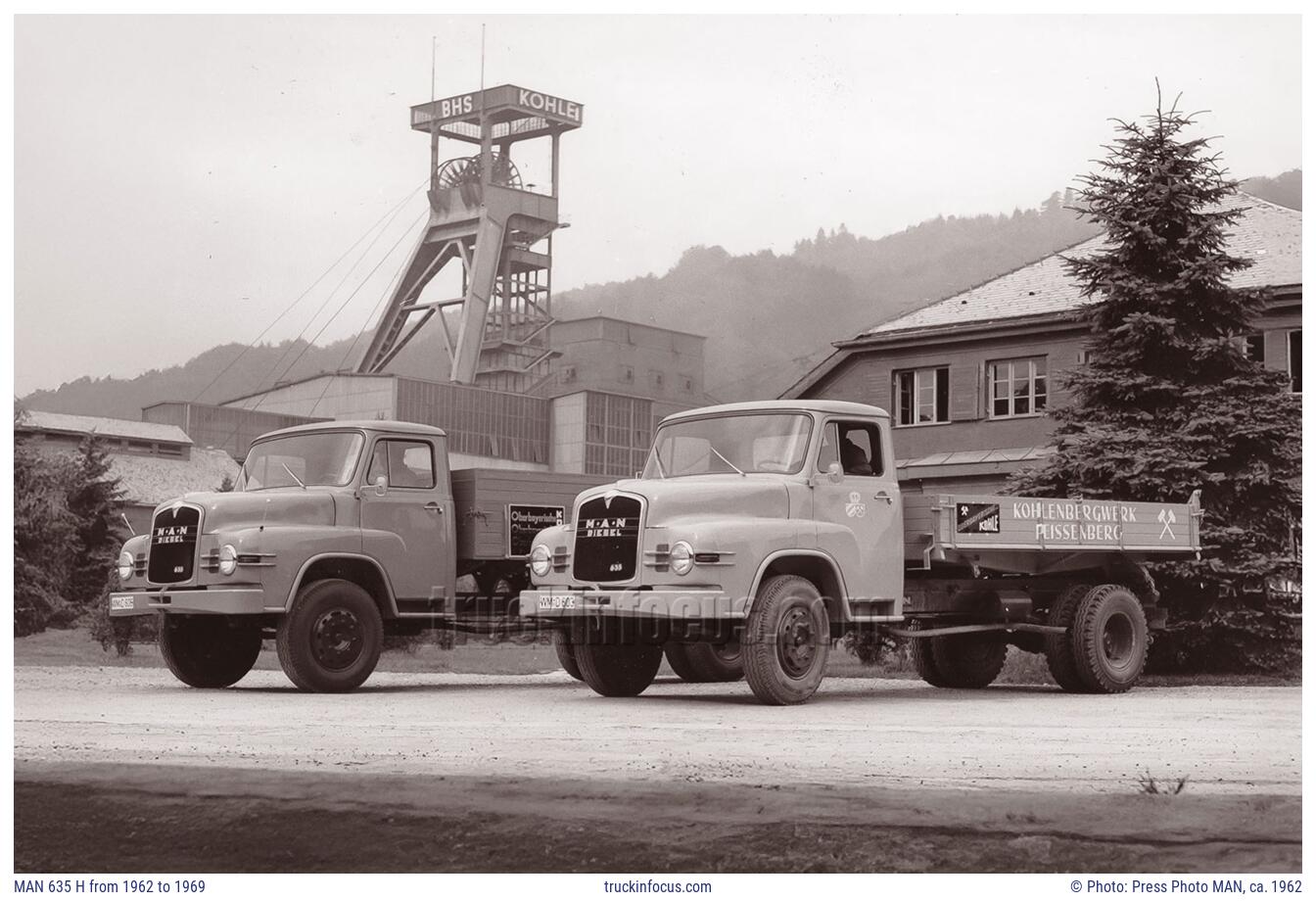 MAN 635 H from 1962 to 1969 Photo ca. 1962