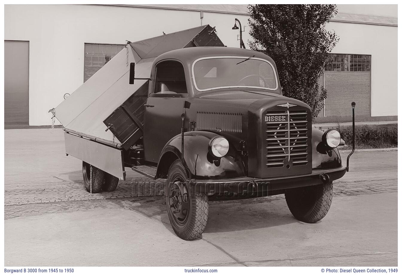 Borgward B 3000 from 1945 to 1950 Photo 1949
