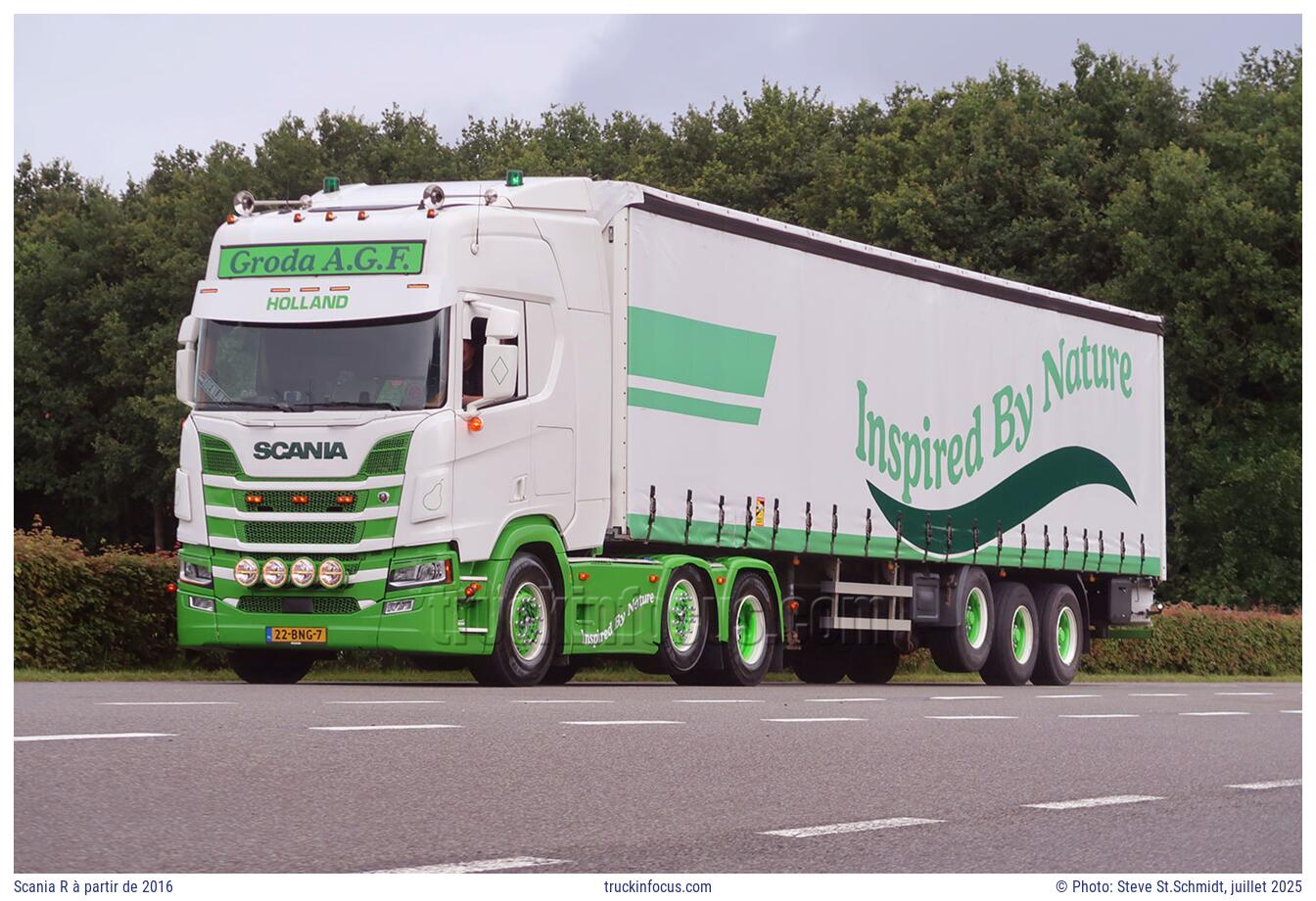 Scania R à partir de 2016 Photo juillet 2025