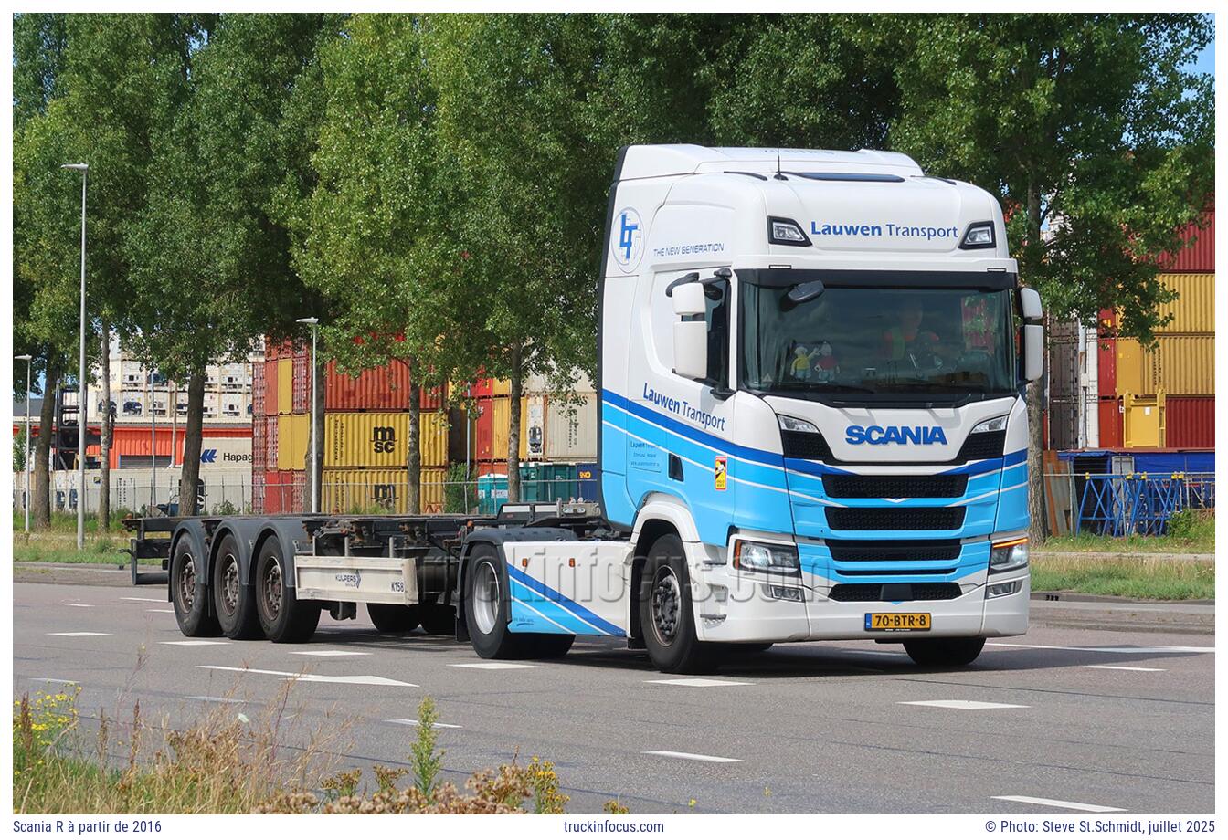 Scania R à partir de 2016 Photo juillet 2025