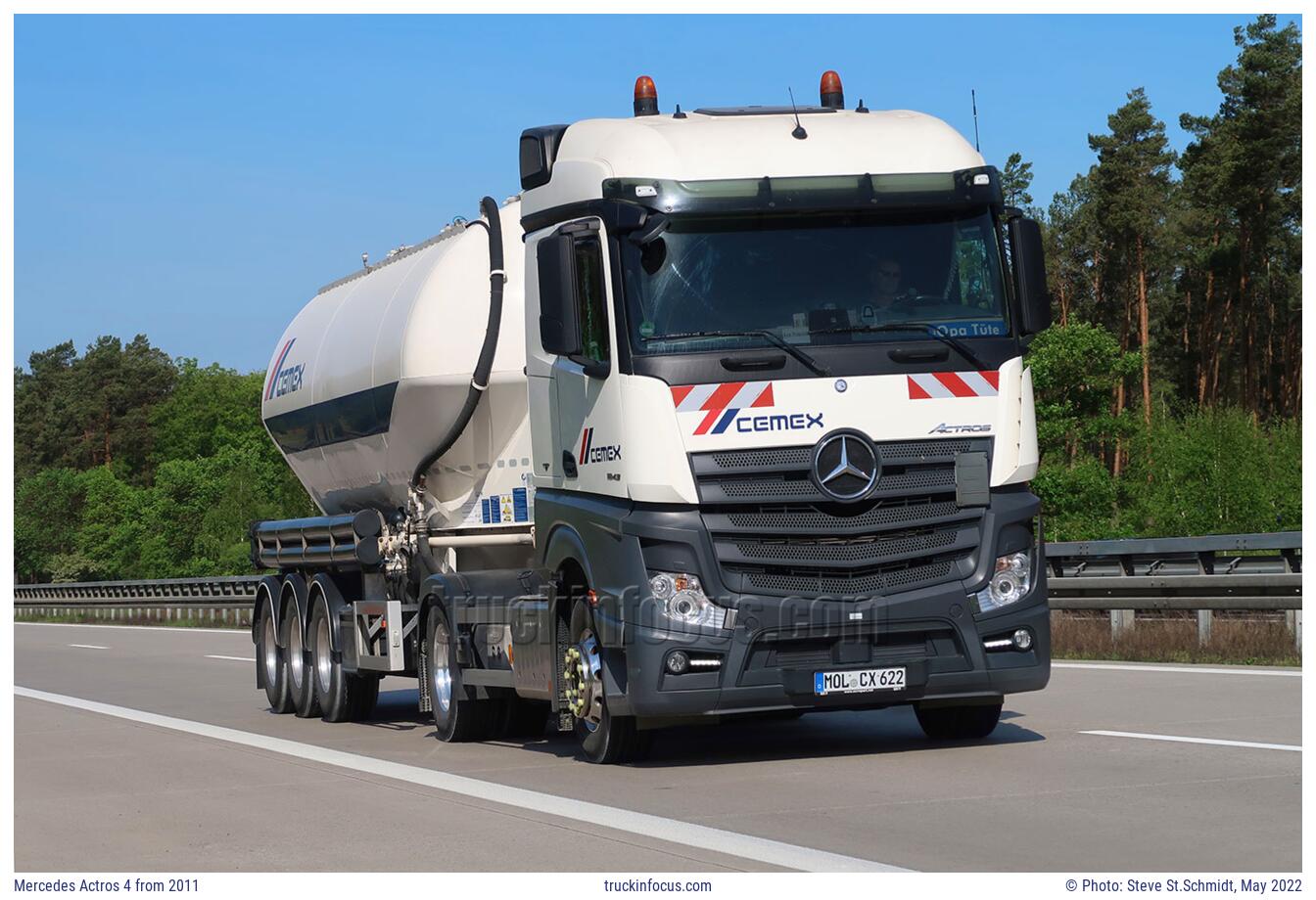 Mercedes Actros 4 from 2011 Photo May 2022