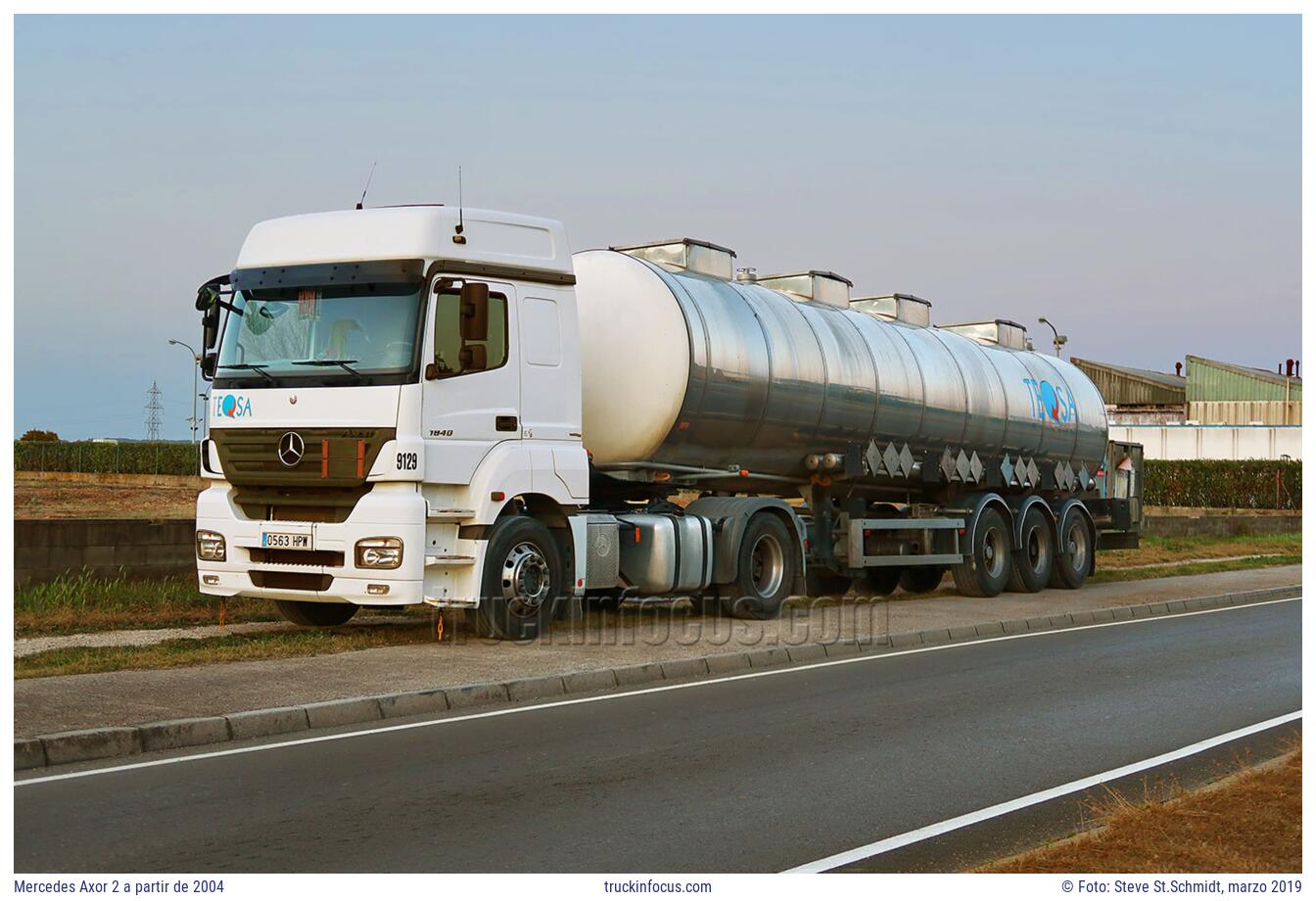 Mercedes Axor 2 a partir de 2004 Foto marzo 2019