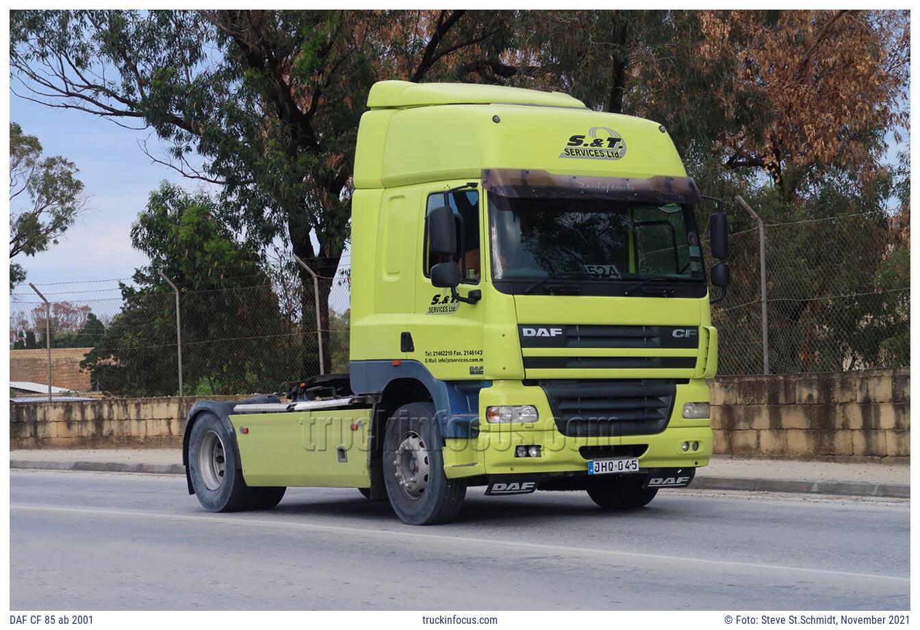 DAF CF 85 ab 2001 Foto November 2021