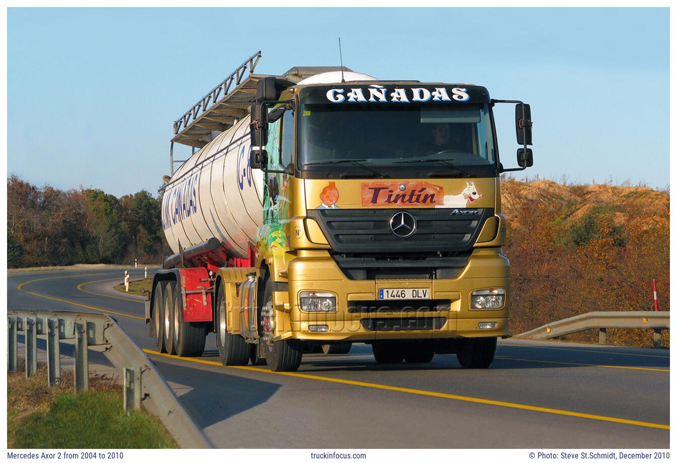 Mercedes Axor 2 from 2004 to 2010 Photo December 2010