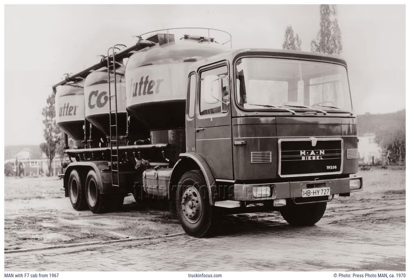 MAN with F7 cab from 1967 Photo ca. 1970