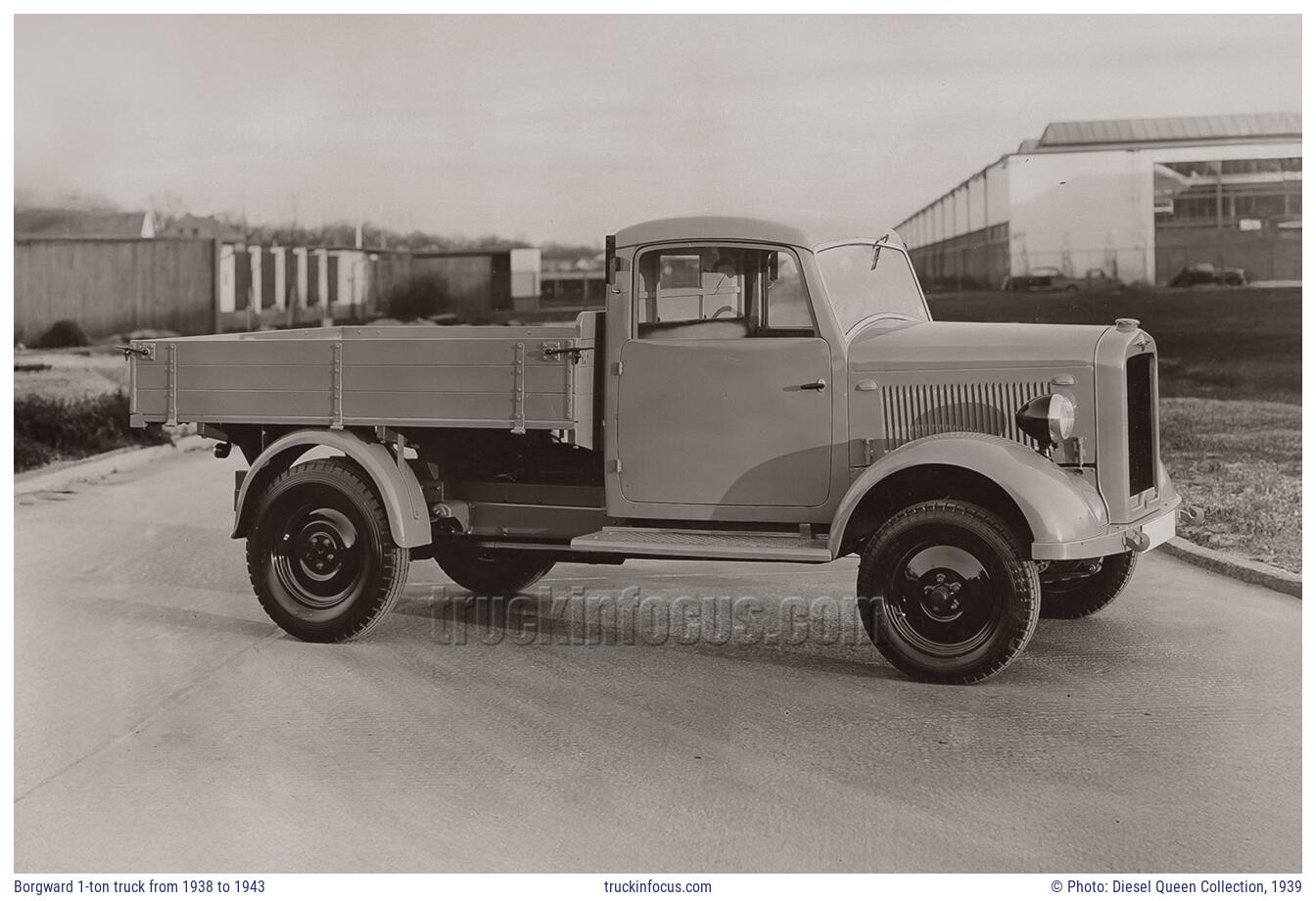 Borgward 1-ton truck from 1938 to 1943 Photo 1939