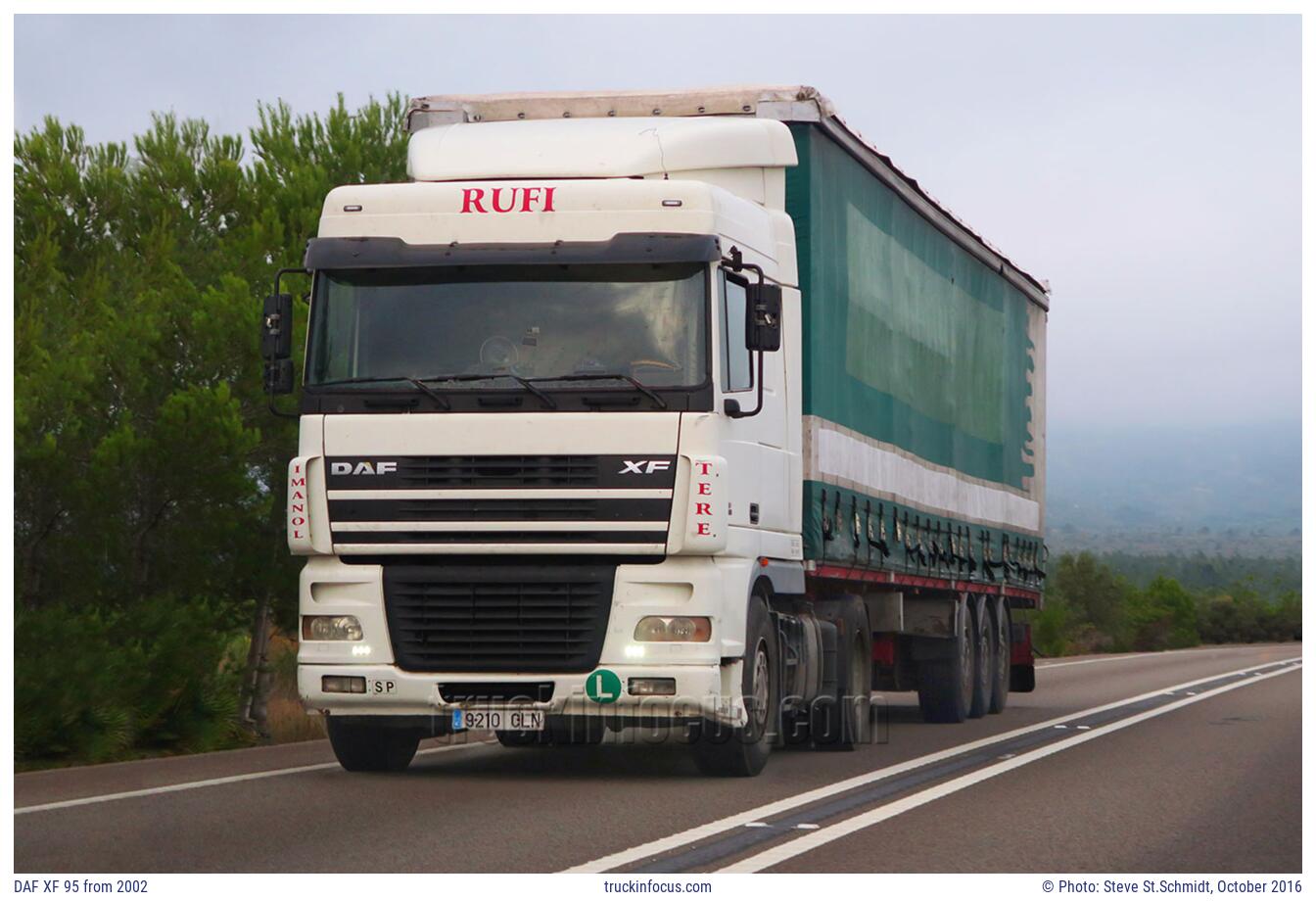 DAF XF 95 from 2002 Photo October 2016