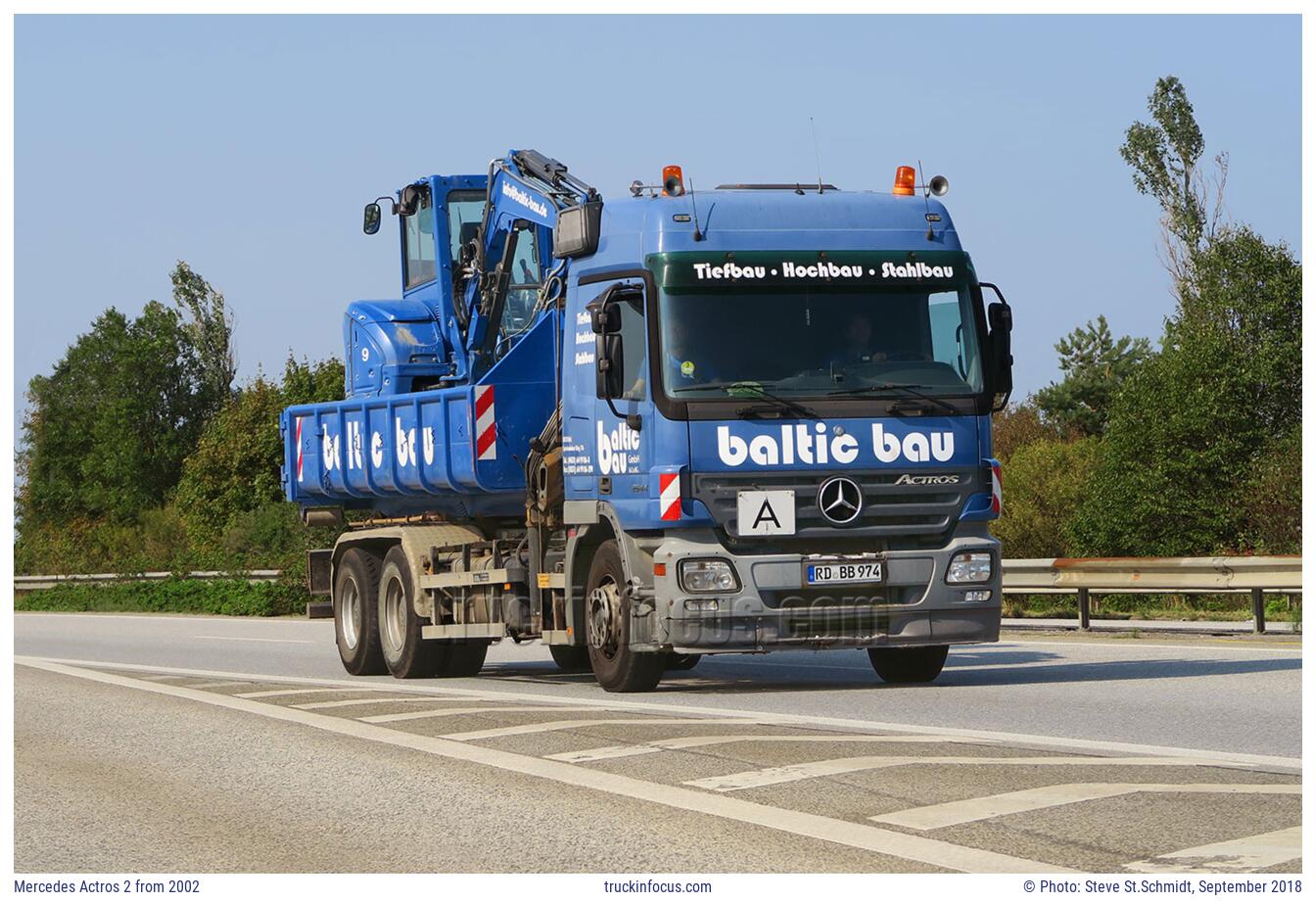 Mercedes Actros 2 from 2002 Photo September 2018
