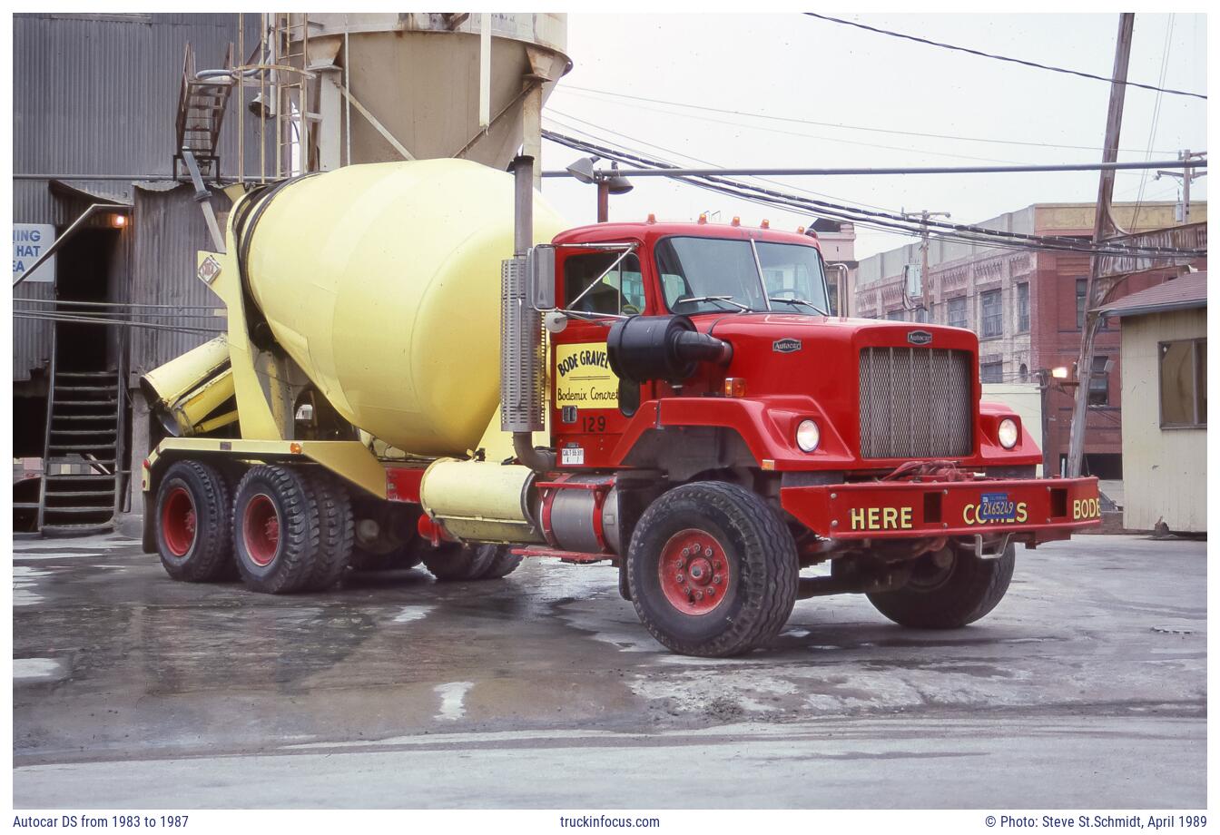 Autocar DS from 1983 to 1987 Photo April 1989