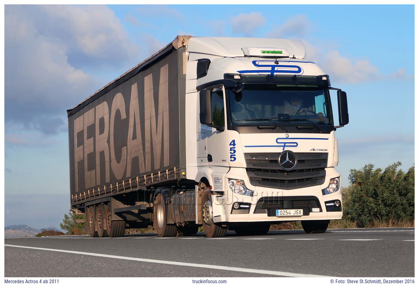 Mercedes Actros 4 ab 2011 Foto Dezember 2016