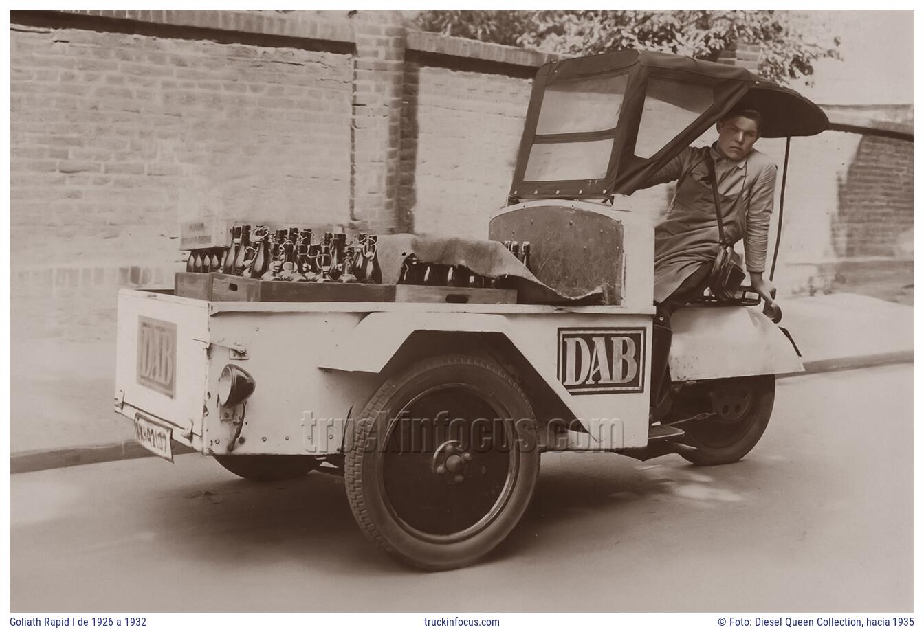 Goliath Rapid I de 1926 a 1932 Foto hacia 1935