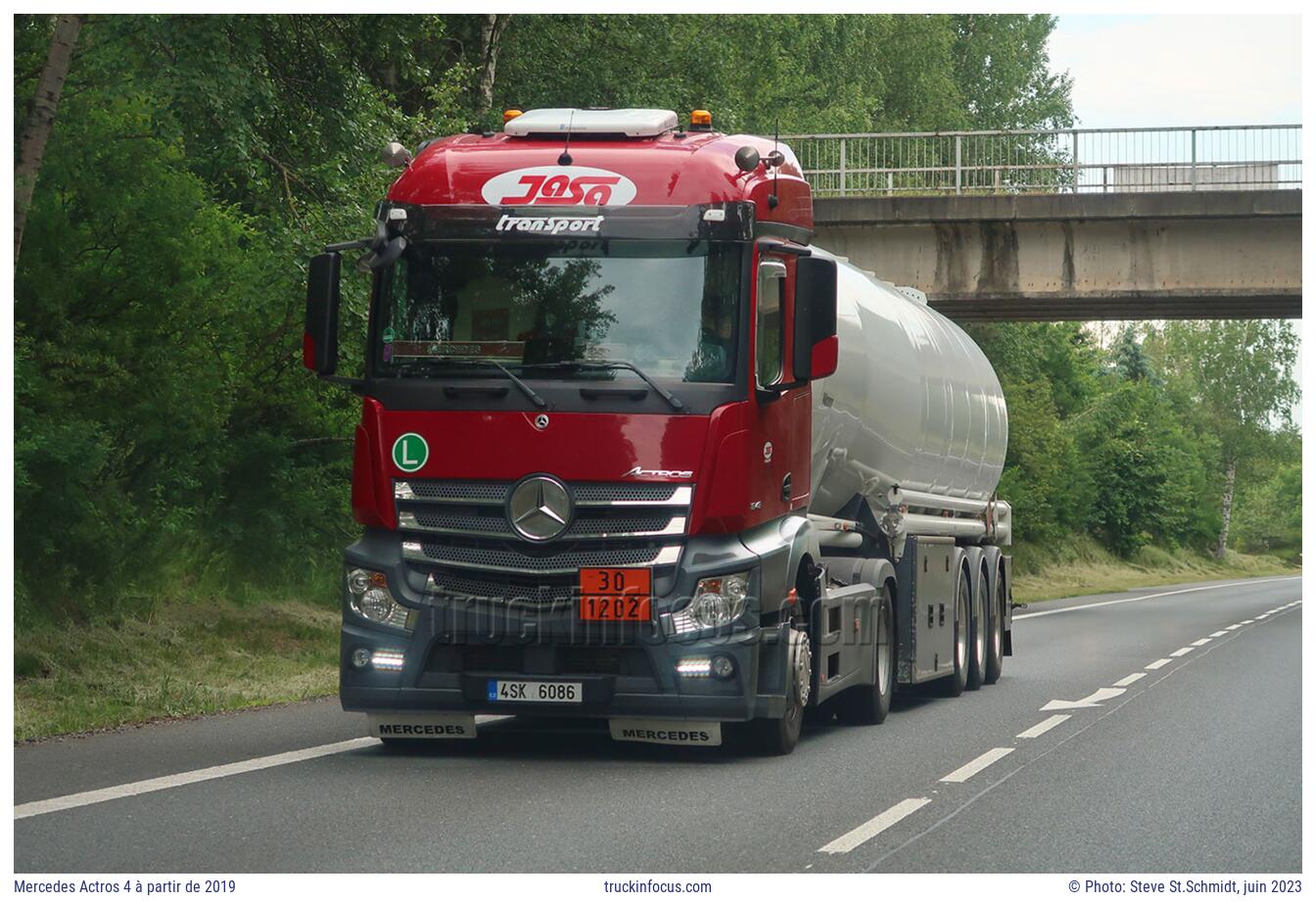 Mercedes Actros 4 à partir de 2019 Photo juin 2023