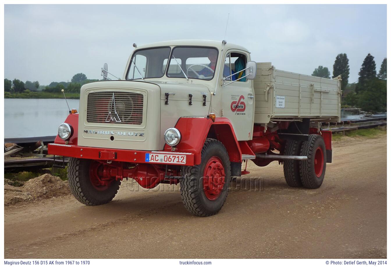Magirus-Deutz 156 D15 AK from 1967 to 1970 Photo May 2014