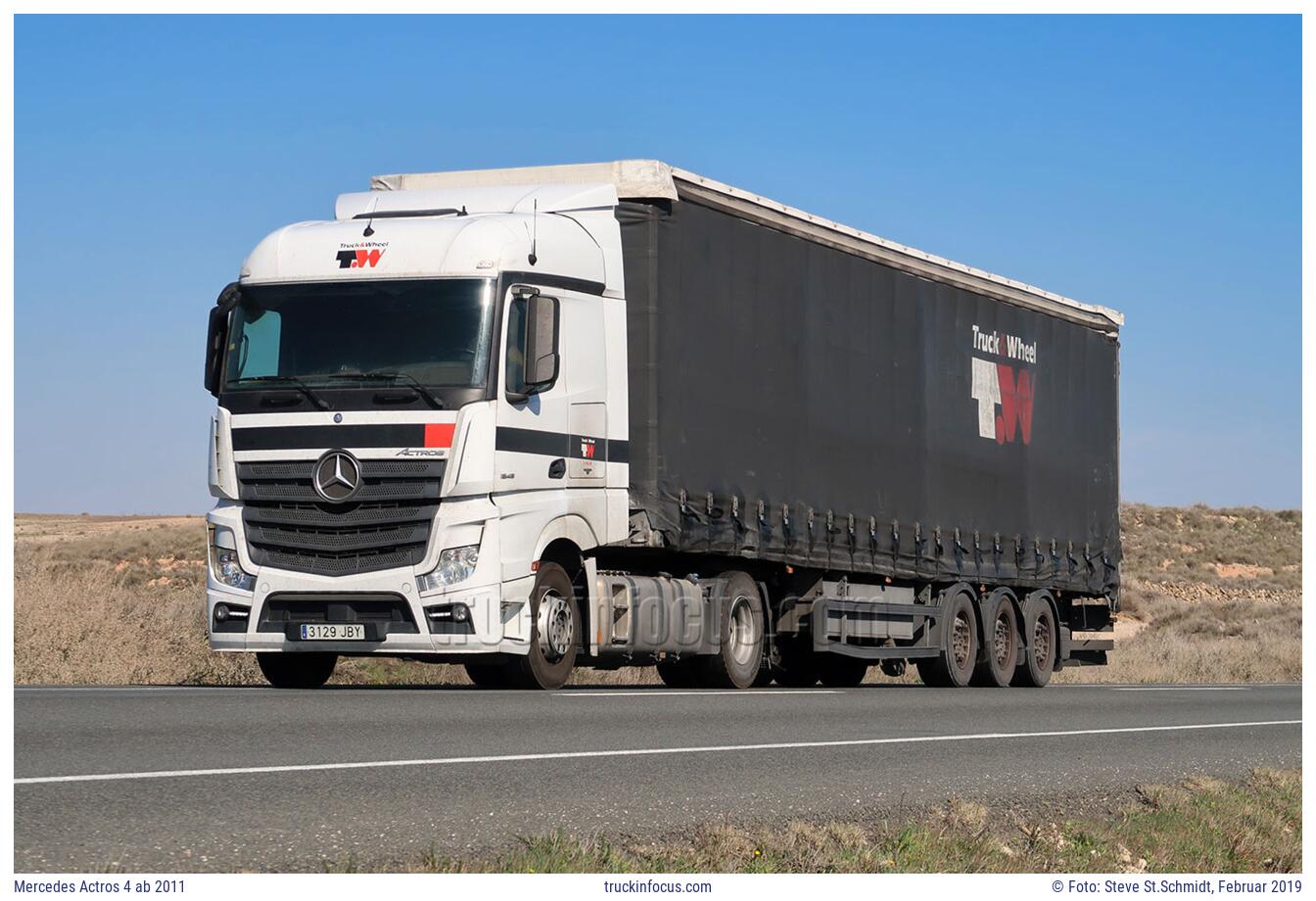 Mercedes Actros 4 ab 2011 Foto Februar 2019