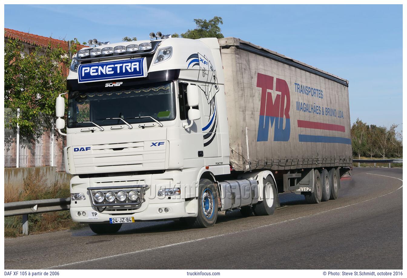 DAF XF 105 à partir de 2006 Photo octobre 2016