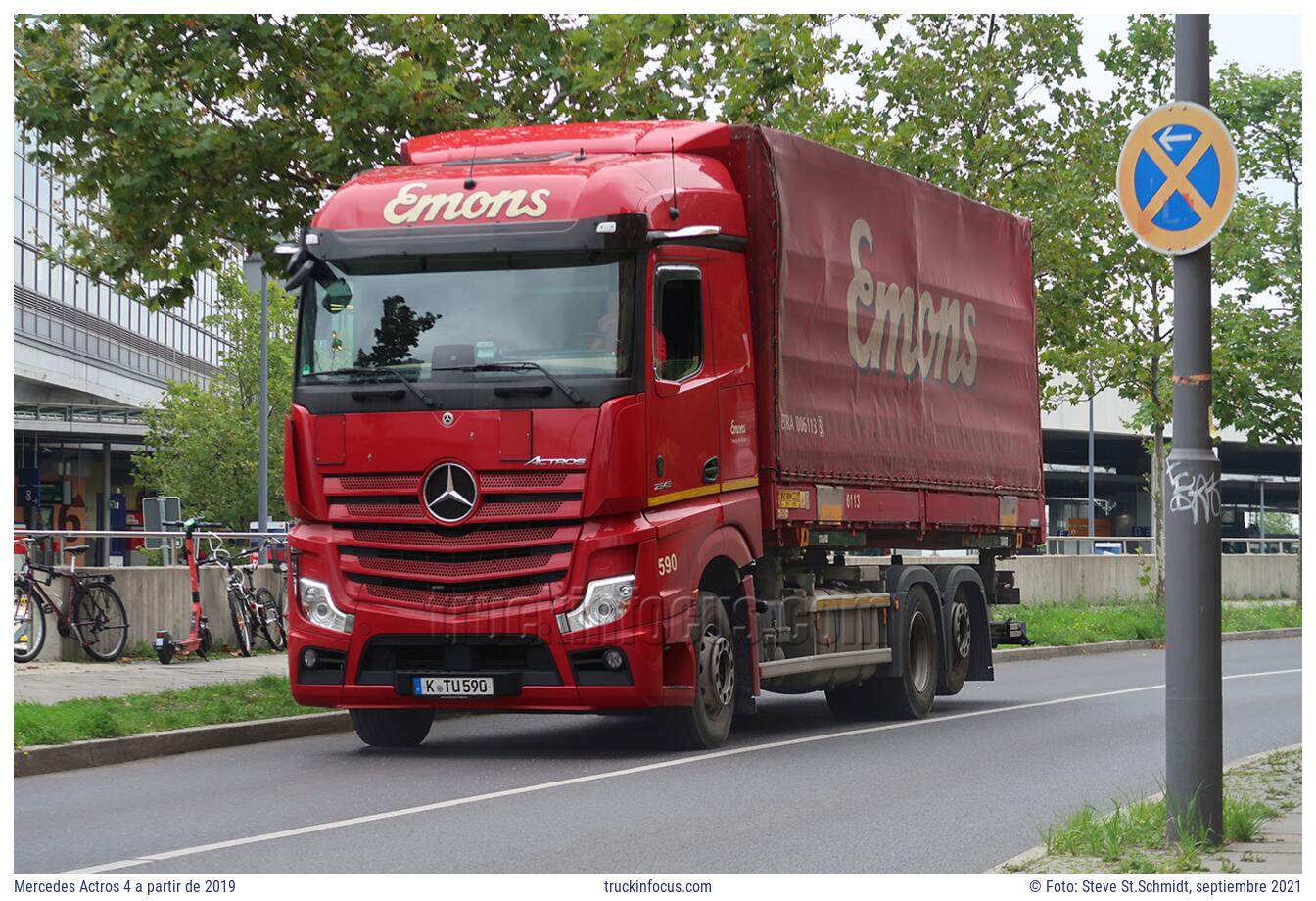 Mercedes Actros 4 a partir de 2019 Foto septiembre 2021