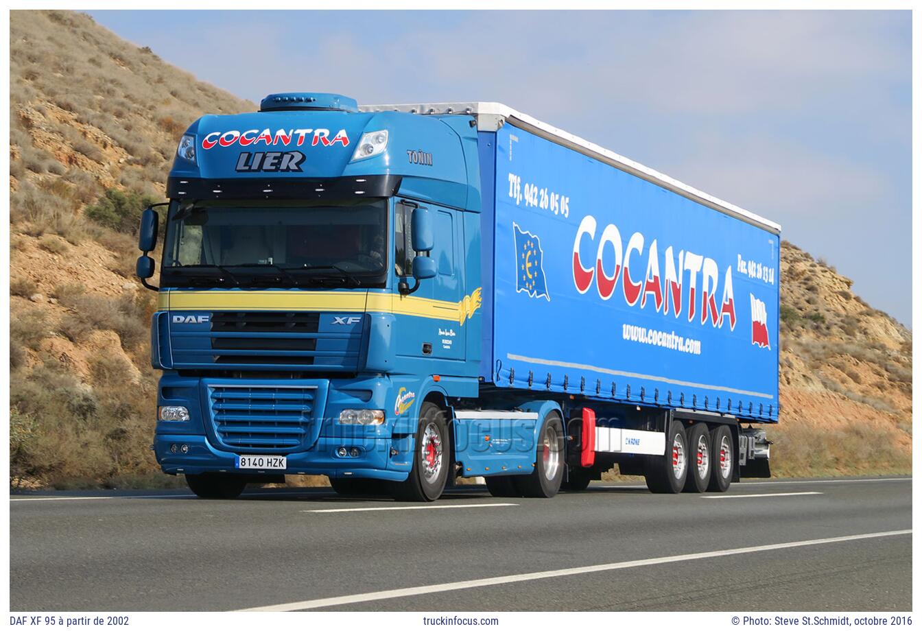 DAF XF 95 à partir de 2002 Photo octobre 2016