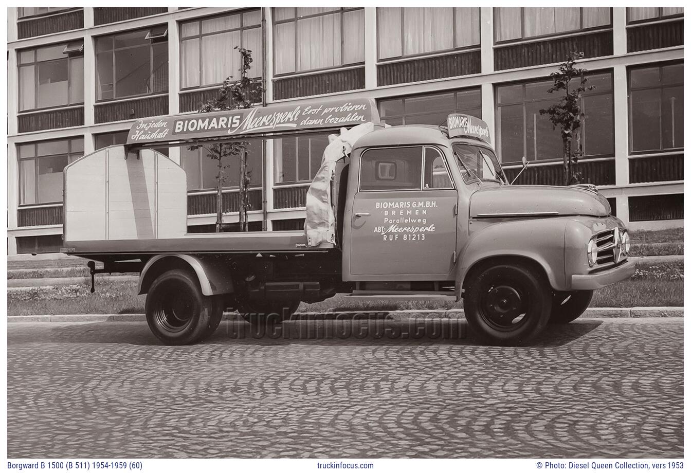 Borgward B 1500 (B 511) 1954-1959 (60) Photo vers 1953