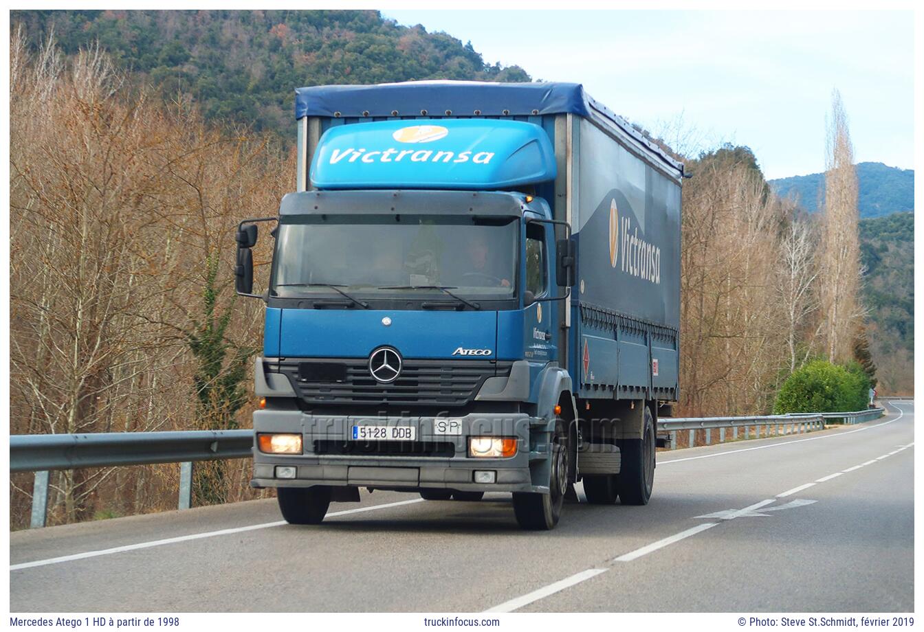 Mercedes Atego 1 HD à partir de 1998 Photo février 2019