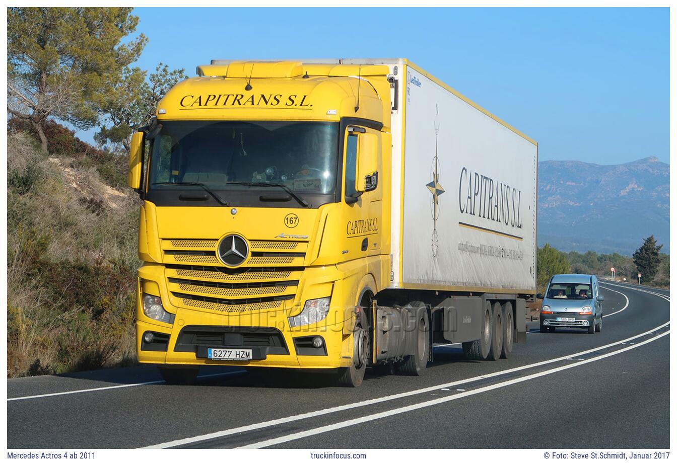 Mercedes Actros 4 ab 2011 Foto Januar 2017